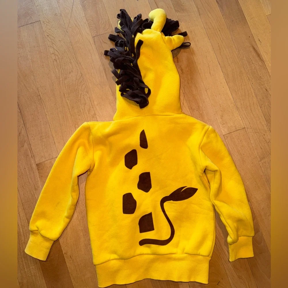 Doodlepants Giraffe 3D Hoodie size 3T - Picture 3 of 6